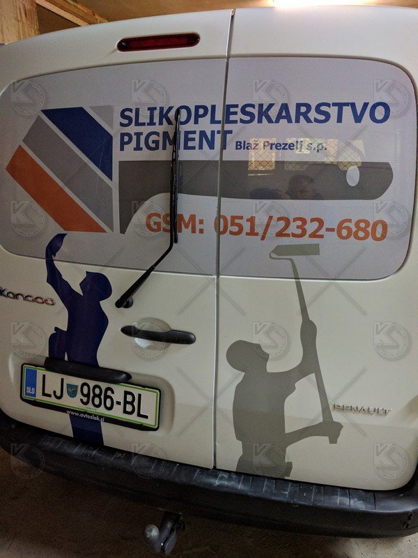 Polepitev dostavnega vozila
