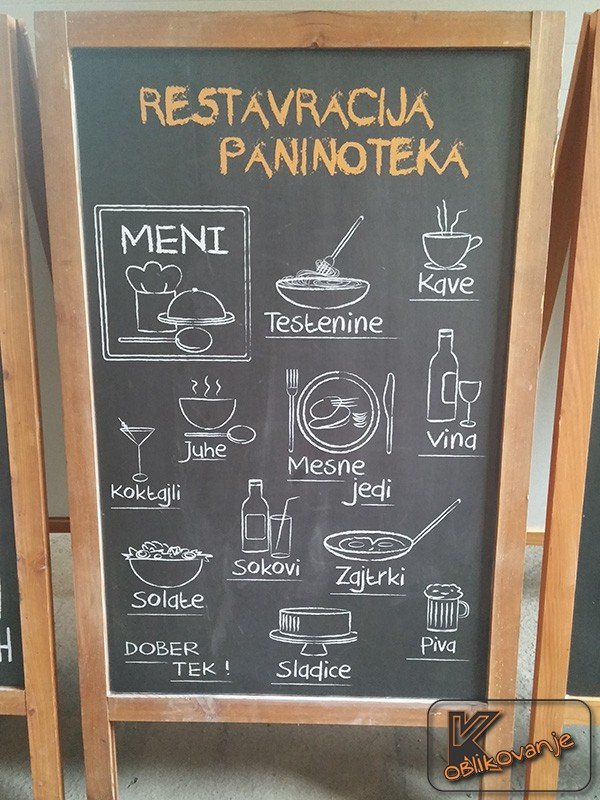 Polepitev obstoječih tabel