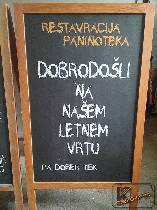 Polepitev obstoječih tabel
