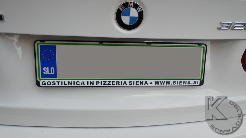 Nalepke na okvirčkih 