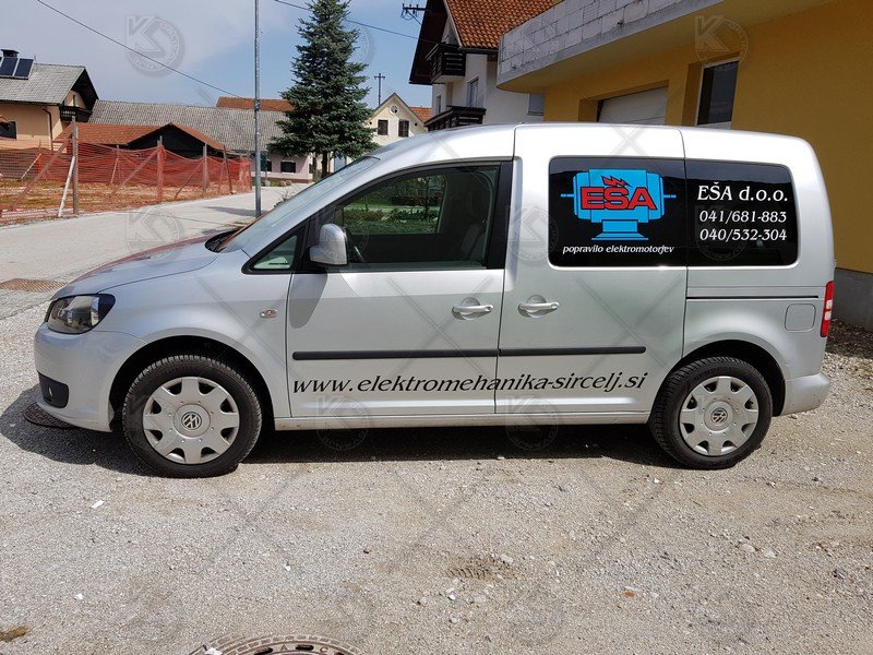 Polepitev dostavnega vozila