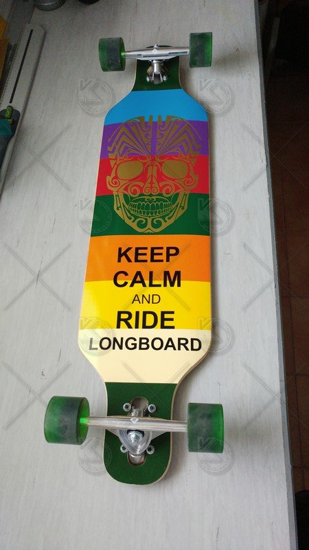 Polepitev longboard-a