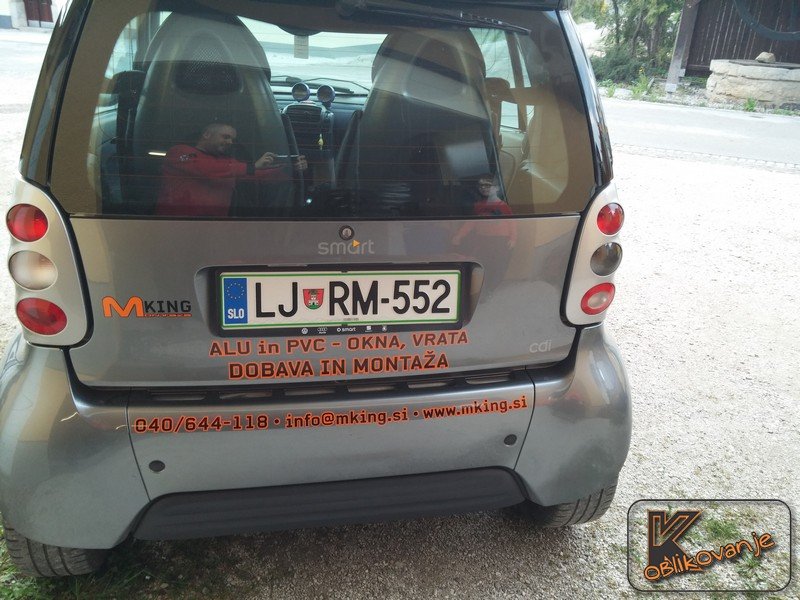 Polepitev osebnega vozila