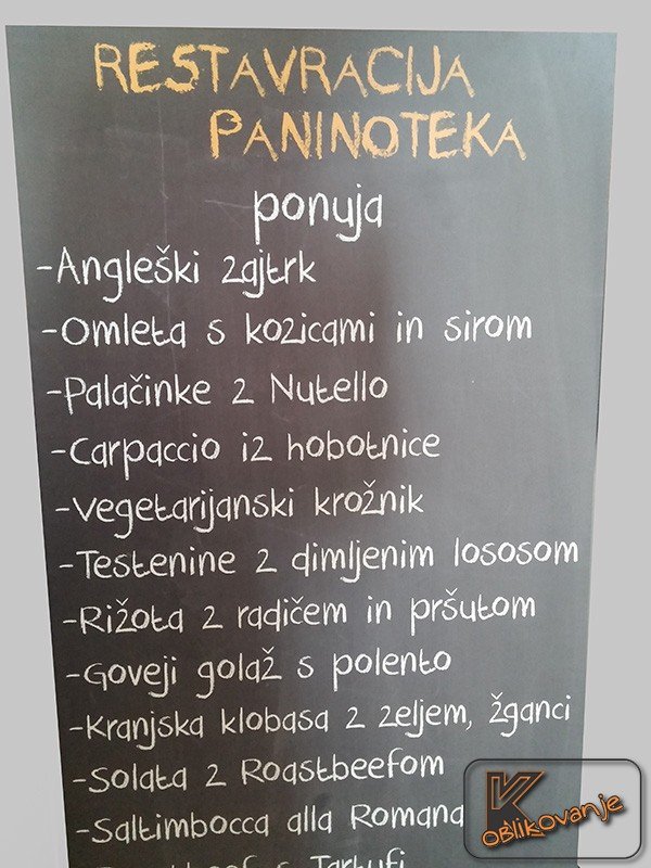 Polepitev obstoječih tabel