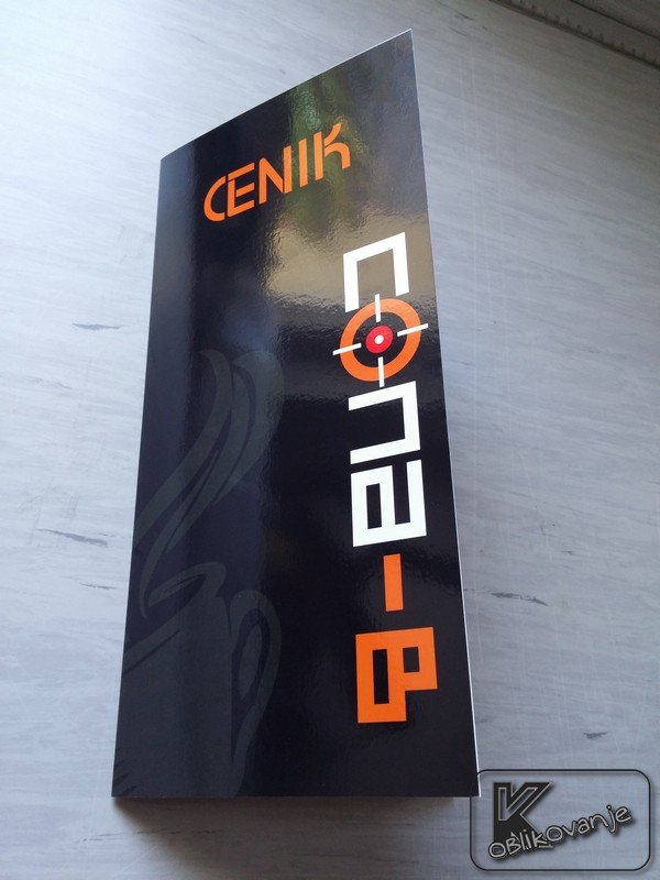 Namizni cenik