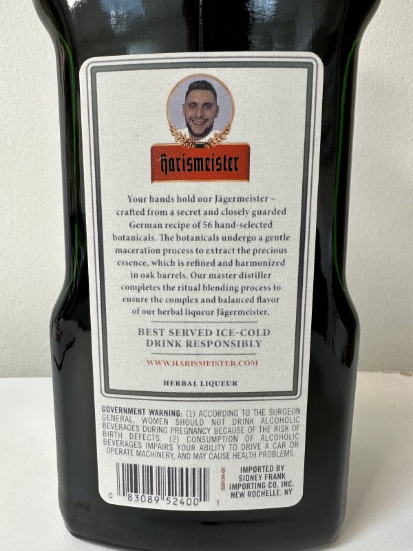 Nalepka na steklenici