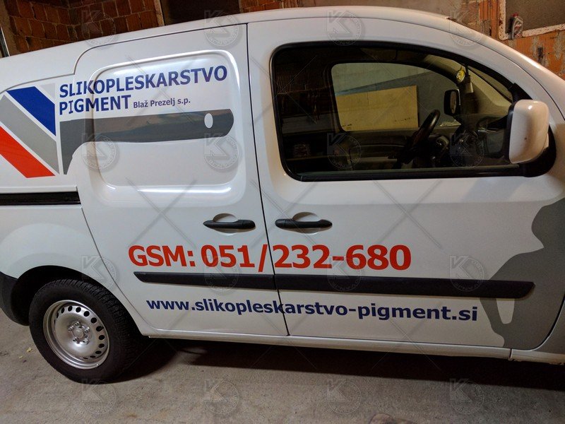 Polepitev dostavnega vozila